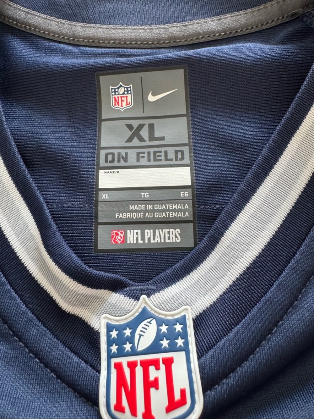 Nike NFL Dallas Cowboys Ezekiel Elliott #21 Jersey Men’s XL Navy - Picture 9 of 10